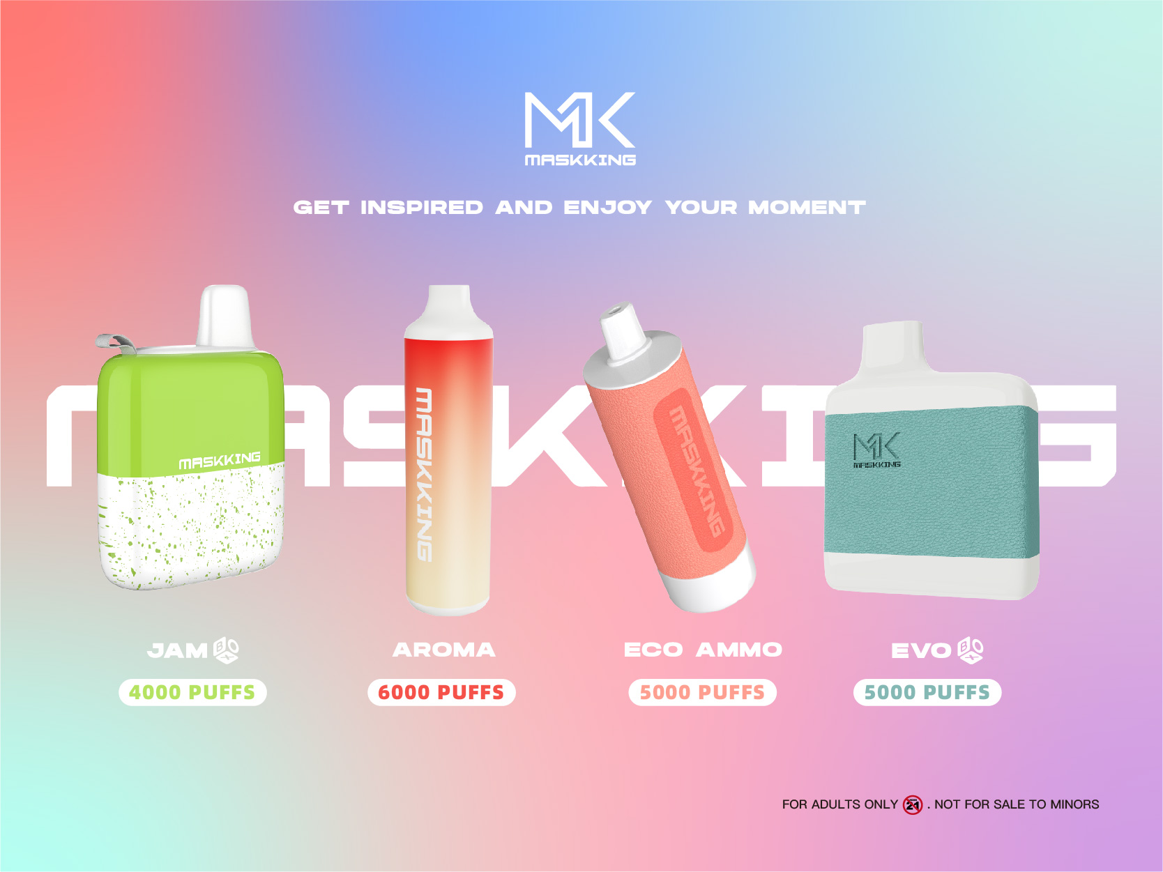 Maskking Brings 6 New Vapes to Market